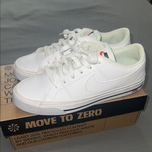 Nike White Low-Top Sneakers